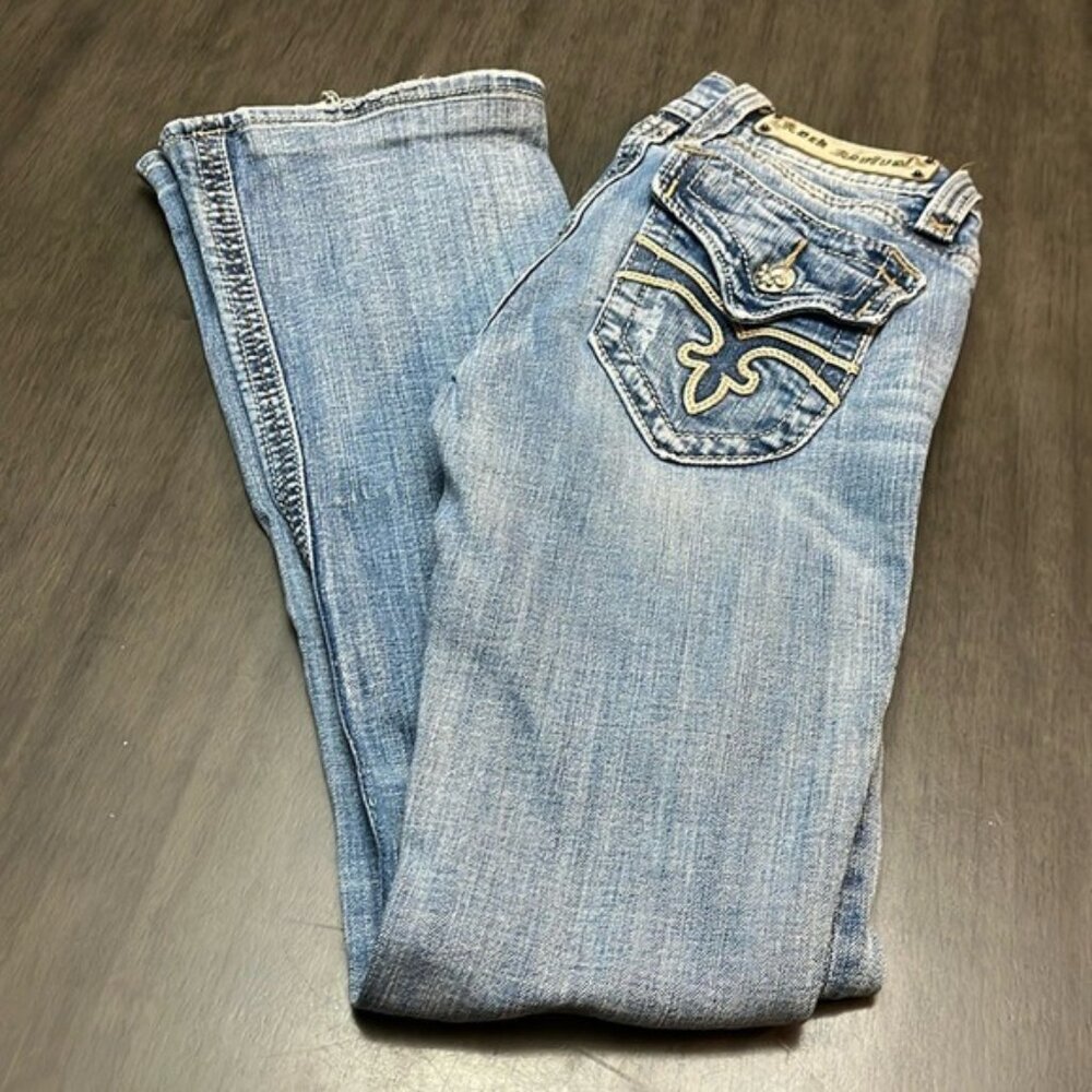Rock Revival Light Blue Boot Cut Jeans